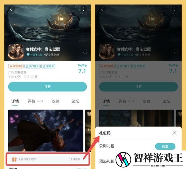 哈利波特魔法觉醒TapTap独家礼包是多少