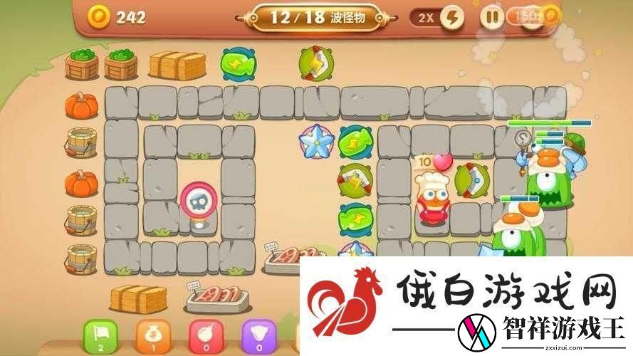 保卫萝卜3集市第20关怎么过-AOE主攻策略全揭秘-你能挑战成功吗