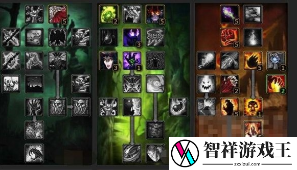 魔兽世界60级术士输出天赋怎么点