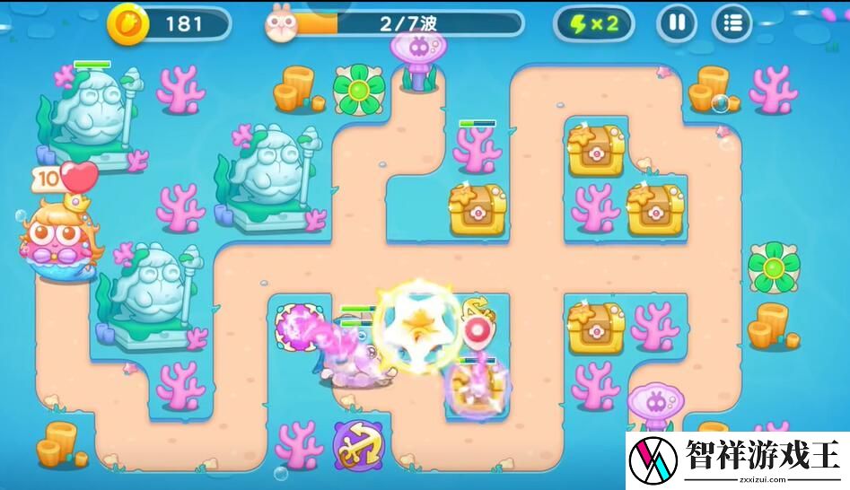 保卫萝卜4海的闺女46关攻略分享
