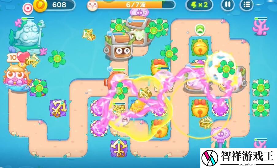 保卫萝卜4海的闺女46关攻略分享