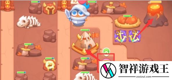 保卫萝卜4饿龙传说第51关攻略