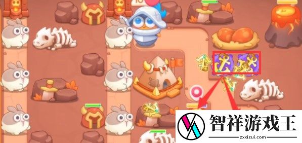 保卫萝卜4饿龙传说第51关攻略