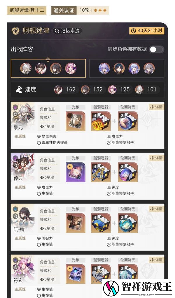 崩坏星穹铁道混沌回忆舸舰迷津其十二如何配队