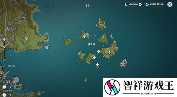 原神3.4海灯节彩蛋温迪与枫原万所在位置