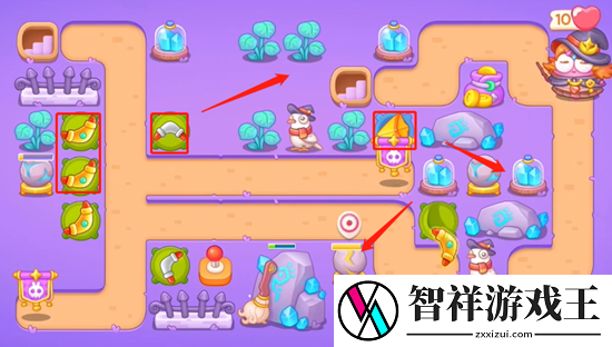 保卫萝卜4阿波与魔法宝藏第85关攻略