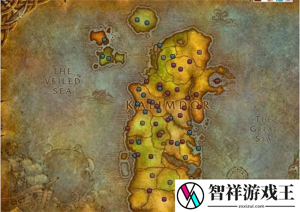 魔兽世界万圣节糖果位置分布图