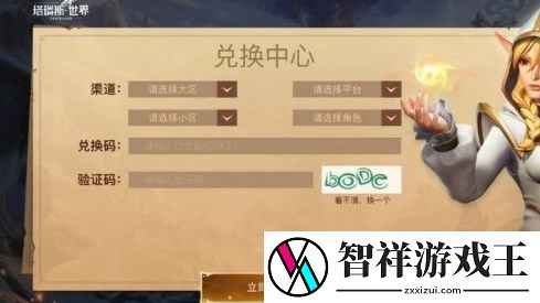 塔瑞斯世界兑换码怎么用
