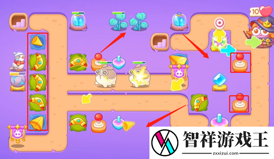 保卫萝卜4阿波与魔法宝藏第85关攻略
