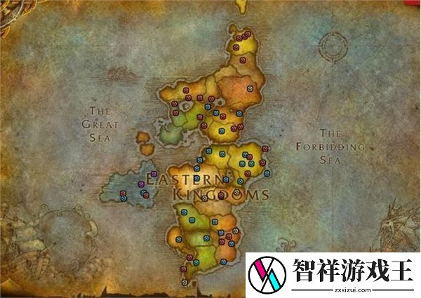魔兽世界万圣节糖果位置分布图